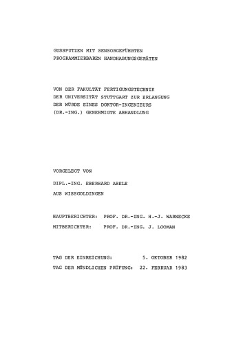 ریخته گری با دستگاه های قابل حمل و قابل برنامه ریزی حسگر