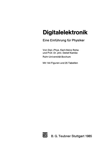 ﻿الکترونیک دیجیتال: مقدمه ای برای فیزیکدانان