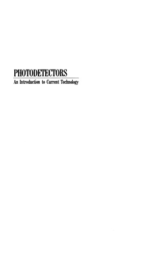 ﻿Photodectors: مقدمه ای بر فناوری کنونی