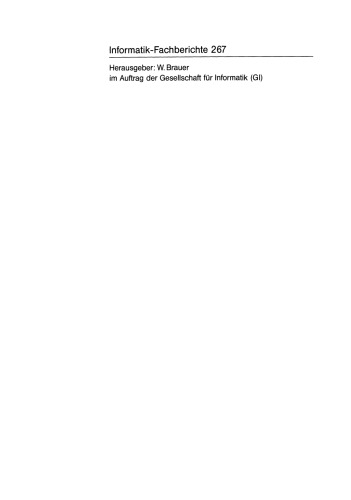 ارتباطات در سیستم های توزیع شده: اصول ، برنامه ها ، کنفرانس عملکرد GI / ITG ، مانهایم ، 20-20. فوریه 1991 ، مجموعه مقالات