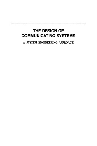 ﻿طراحی سیستم های ارتباطی: یک رویکرد مهندسی سیستم