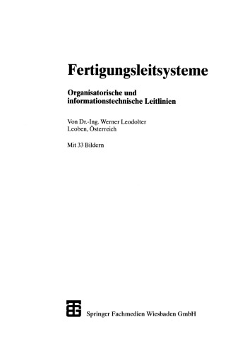 ﻿سیستم های کنترل تولید: دستورالعمل های سازمانی و فناوری اطلاعات