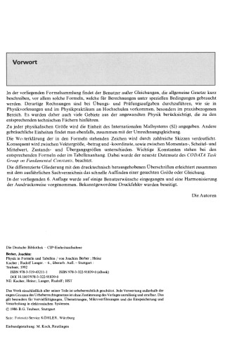 ﻿فیزیک در فرمول ها و جداول