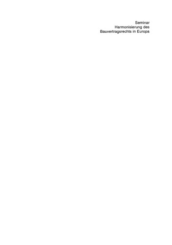 ﻿هماهنگی سمینار قانون قرارداد ساخت در اروپا