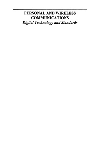 ﻿ارتباطات شخصی و بی سیم: فناوری و استانداردهای دیجیتال