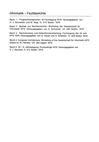﻿GI - ششمین نشست سالانه: اشتوتگارت، 29 سپتامبر - 1 اکتبر 1976