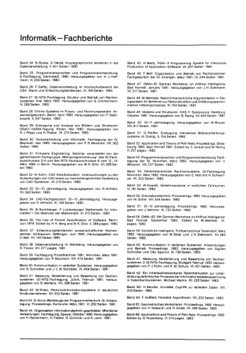 ﻿اندازه‌گیری، مدل‌سازی و ارزیابی سیستم‌های محاسباتی: سومین کنفرانس GI/NTG در دورتموند، 1-3 اکتبر 1985