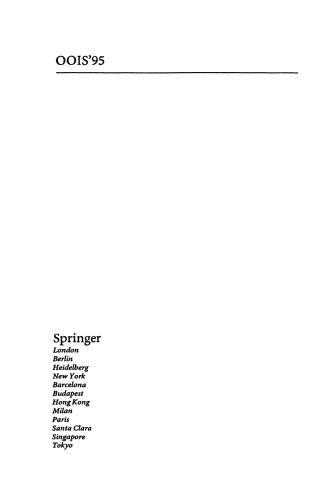 ﻿OOIS 95: کنفرانس بین المللی 1995 در مورد سیستم های اطلاعاتی شی گرا، 18-20 دسامبر 1995، دوبلین. اقدامات