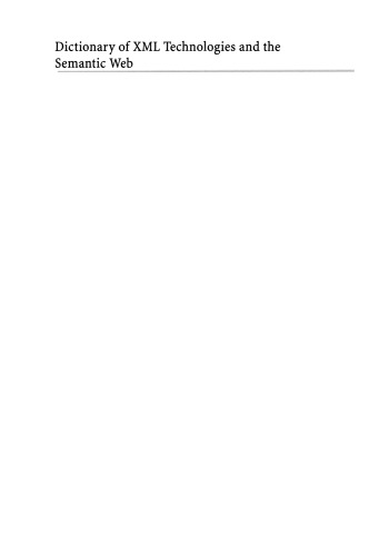 ﻿فرهنگ لغت فناوری های XML و وب معنایی