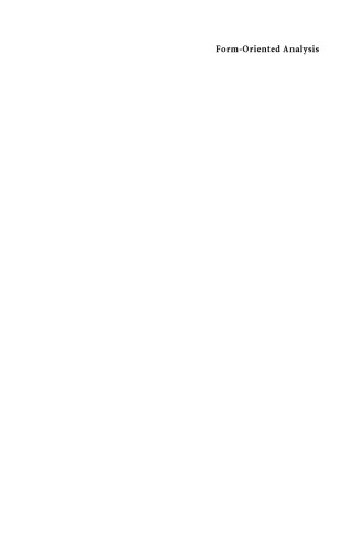 تجزیه و تحلیل فرم گرا: یک روش جدید برای مدل سازی برنامه های مبتنی بر فرم