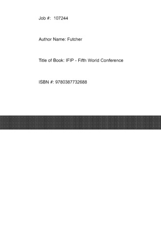 ﻿پنجمین کنفرانس جهانی آموزش امنیت اطلاعات: مجموعه مقالات IFIP TC11 WG 11.8، WISE 5، 19 تا 21 ژوئن 2007، آکادمی نظامی ایالات متحده، وست پوینت، نیویورک، ایالات متحده آمریکا