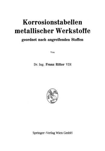 ﻿جداول خوردگی مواد فلزی: طبقه بندی شده بر اساس مواد خورنده