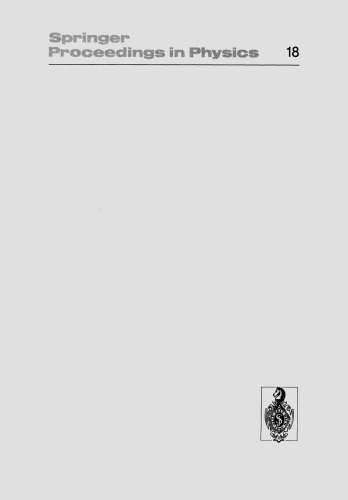 ﻿الکترواپتیک و مواد عیب یابی: مجموعه مقالات دانشکده بین المللی علوم و فناوری مواد ، اریس ، ایتالیا ، 6 تا 17 ژوئیه 1986