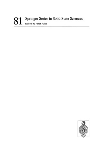 ﻿طیف‌سنجی سطح هسته در سیستم‌های متراکم: مجموعه مقالات دهمین سمپوزیوم بین‌المللی تانیگوچی، کاشیکوجیما، ژاپن، 19 تا 23 اکتبر 1987