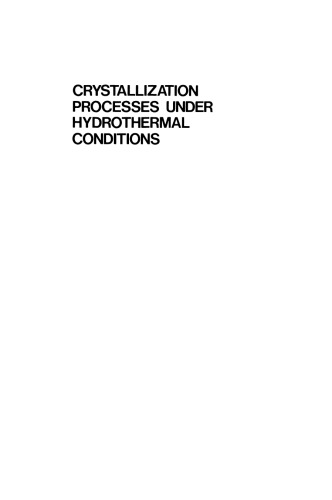 ﻿فرآیندهای تبلور در شرایط هیدروترمال