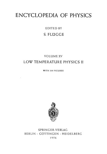 ﻿فیزیک دمای پایین II / Kältephysik II