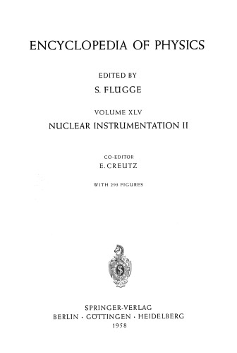 ﻿ابزار هسته ای II / Instrumentelle Hilfsmittel der Kernphysik II