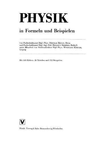 ﻿فیزیک در فرمول ها و مثال ها