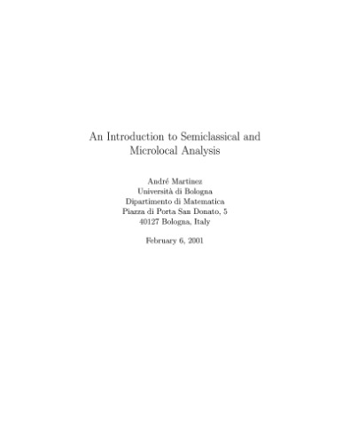 ﻿مقدمه ای در تجزیه و تحلیل نیمه کلاسیک و خرد محلی