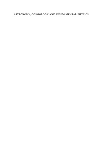 نجوم ، کیهان شناسی و فیزیک بنیادی: مجموعه مقالات سومین سمپوزیوم ESO-CERN ، برگزار شده در بولونیا ، Palazzo Re Enzo ، 16-20 مه 1988