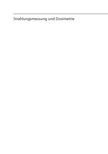 ﻿اندازه گیری تشعشع و دزیمتری