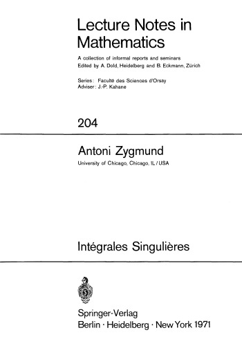 ﻿انتگرال های مفرد