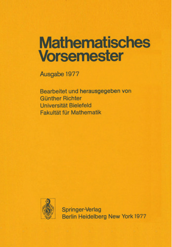 ﻿پیش ترم ریاضی: چاپ 1977