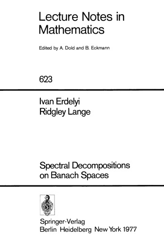 ﻿تجزیه طیفی در فضاهای Banach