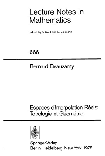 ﻿فضاهای درونیابی واقعی: توپولوژی و هندسه
