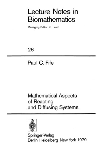 ﻿جنبه های ریاضی واکنش و انتشار سیستم ها