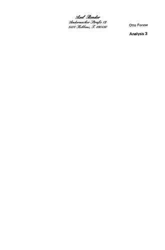 ﻿تجزیه و تحلیل 3: حساب انتگرال در IRn با برنامه های کاربردی