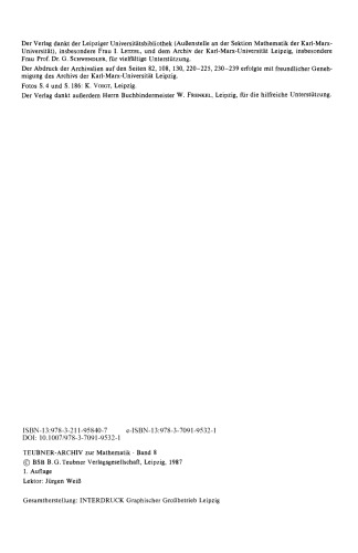 سخنرانی های افتتاحی ریاضی لایپزیگ: گزیده ای از سالهای 1869 - 1922