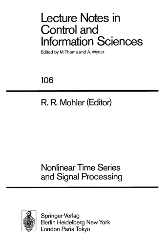 ﻿سری زمانی غیرخطی و پردازش سیگنال