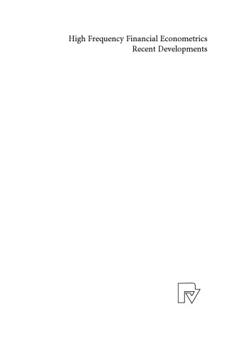 اقتصادسنجی مالی فرکانس بالا: پیشرفت های اخیر