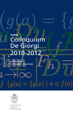 Colloquium De Giorgio 2010–2012