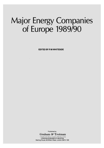 ﻿شرکتهای بزرگ انرژی اروپا 1989/90