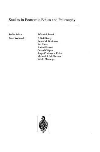 ﻿خوب و اقتصادی: گزینه های اخلاقی در اقتصاد و مدیریت