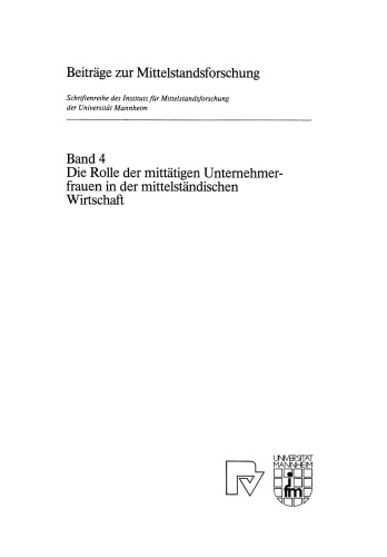 ﻿نقش زنان کارآفرین در اقتصاد متوسط: یک مطالعه تجربی در بادن-وورتمبرگ