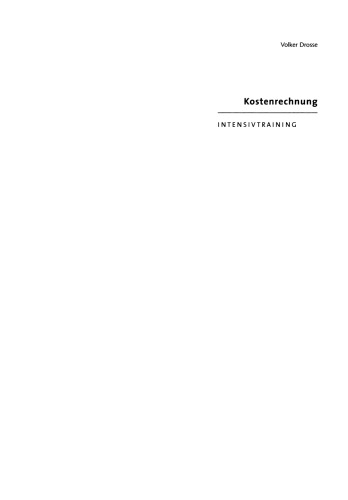 حسابداری هزینه: آموزش فشرده