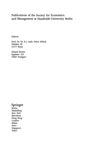 ﻿حاکمیت شرکتی: مقالاتی به افتخار هورست آلباخ