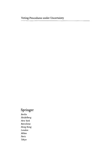 روش رأی گیری تحت عدم قطعیت