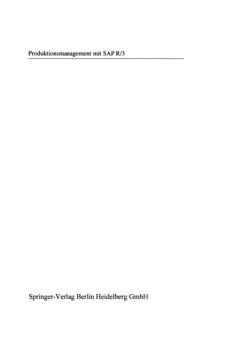 مدیریت تولید با SAP R / 3