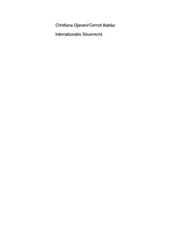 قانون مالیات بین المللی: مبانی مطالعات و معاینه مشاور مالیاتی