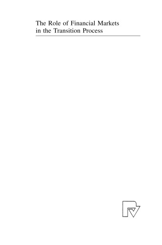﻿نقش بازارهای مالی در فرآیند گذار