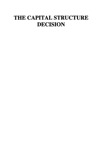 ﻿تصمیم ساختار سرمایه