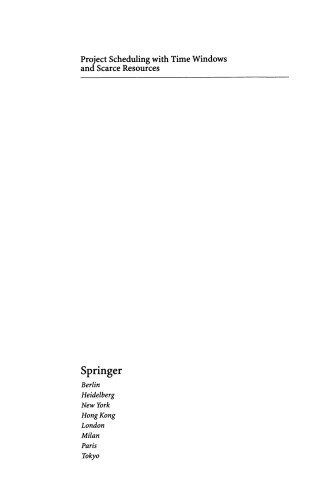 ﻿زمانبندی پروژه با زمان ویندوز و منابع محدود: برنامه ریزی زمانی با محدودیت منابع و توابع هدف منظم و غیر منظم
