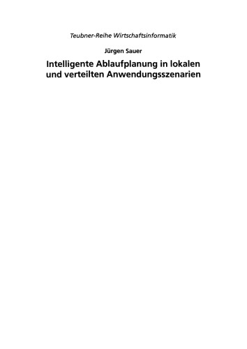 برنامه ریزی فرآیند هوشمند در سناریوهای برنامه محلی و توزیع شده