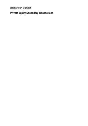 ﻿معاملات ثانویه سهام خصوصی: فرصت ها و محدودیت های ایجاد بازار ثانویه نهادینه شده