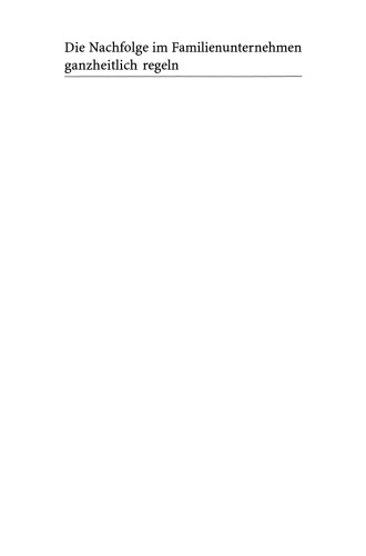 ﻿مدیریت جانشینی در تجارت خانوادگی به طور کل نگر