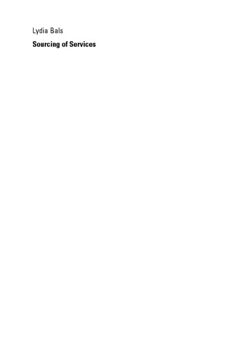 ﻿تأمین خدمات: جنبه های بین المللی و دسته های پیچیده